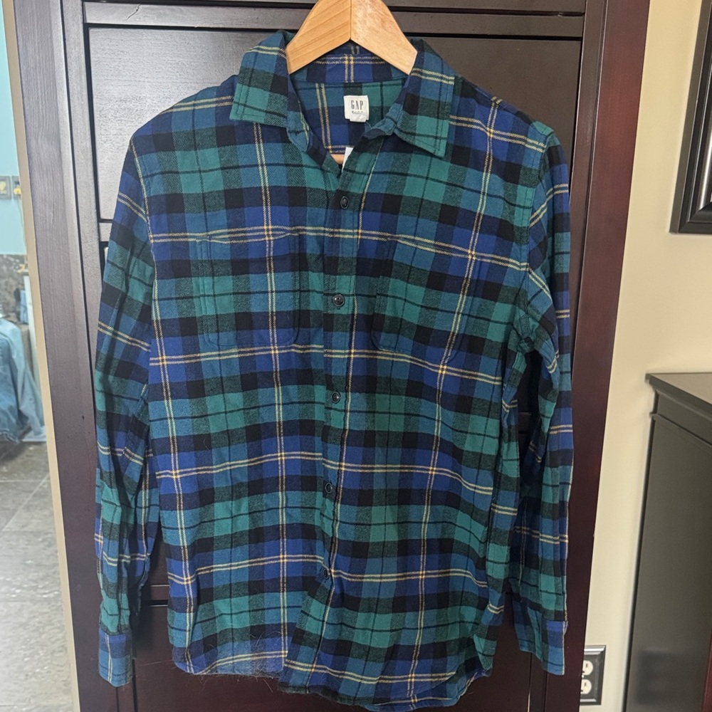 GAP Kids Plaid Flannel Shirt